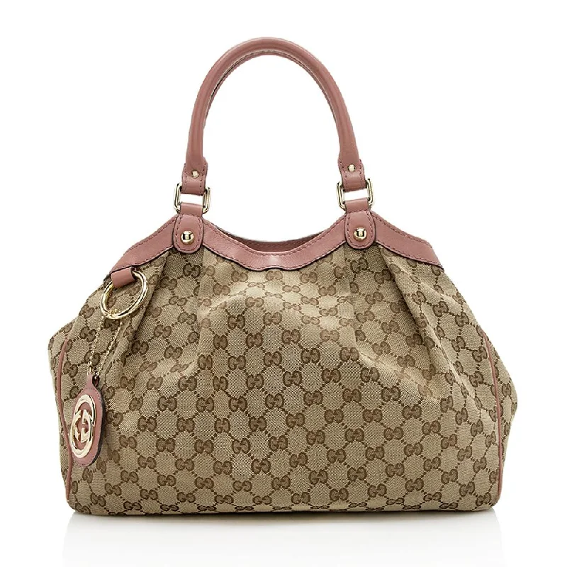 Gucci Dionysus bags for women with tiger - head claspsGucci GG Canvas Sukey Medium Tote (SHF-12944)