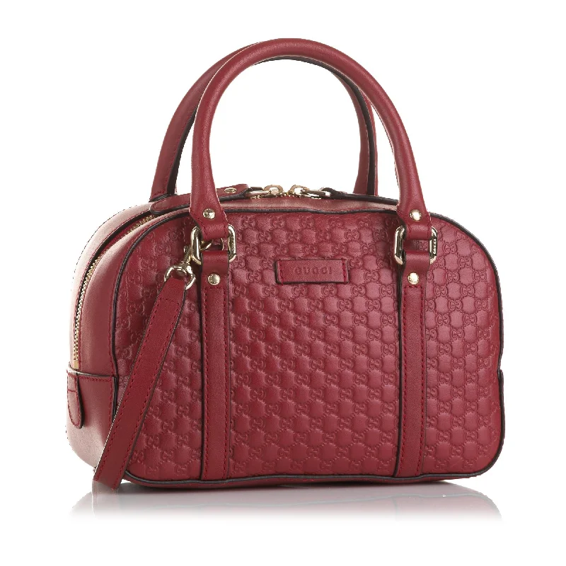 Gucci Marmont bags for women with a contrast - colored interiorGucci Microguccissima Bree Satchel (SHG-FffkBP)