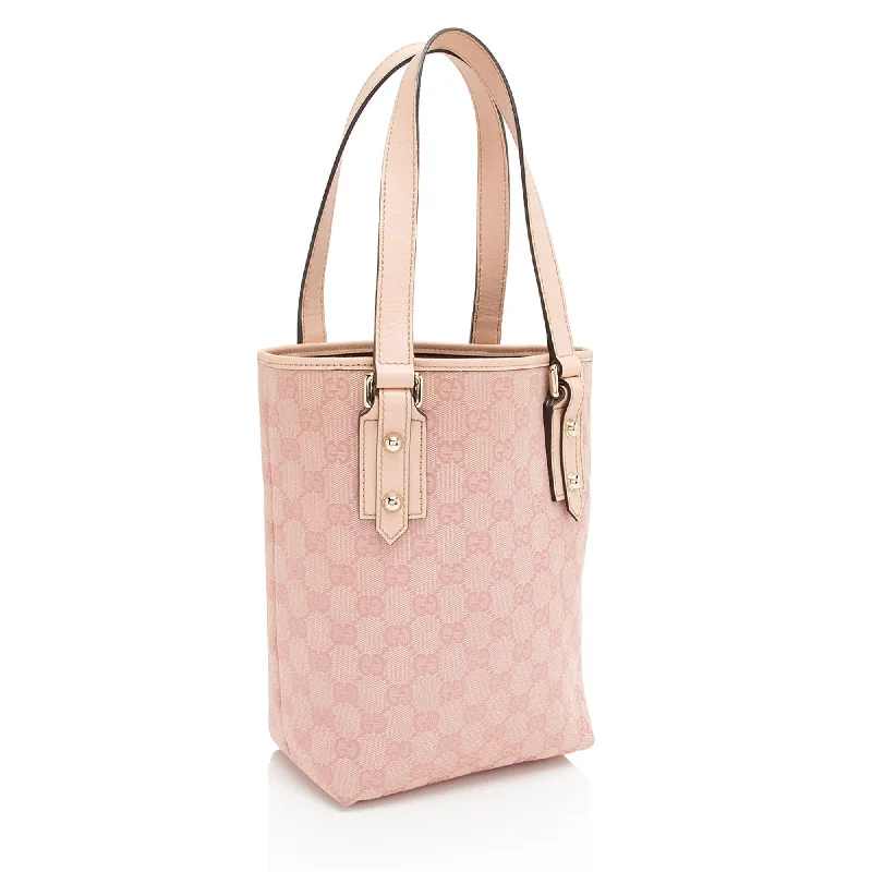 Ladies Gucci Dionysus bags with a chain - link shoulder strapGucci GG Canvas Small Vertical Tote (hi7sXz)