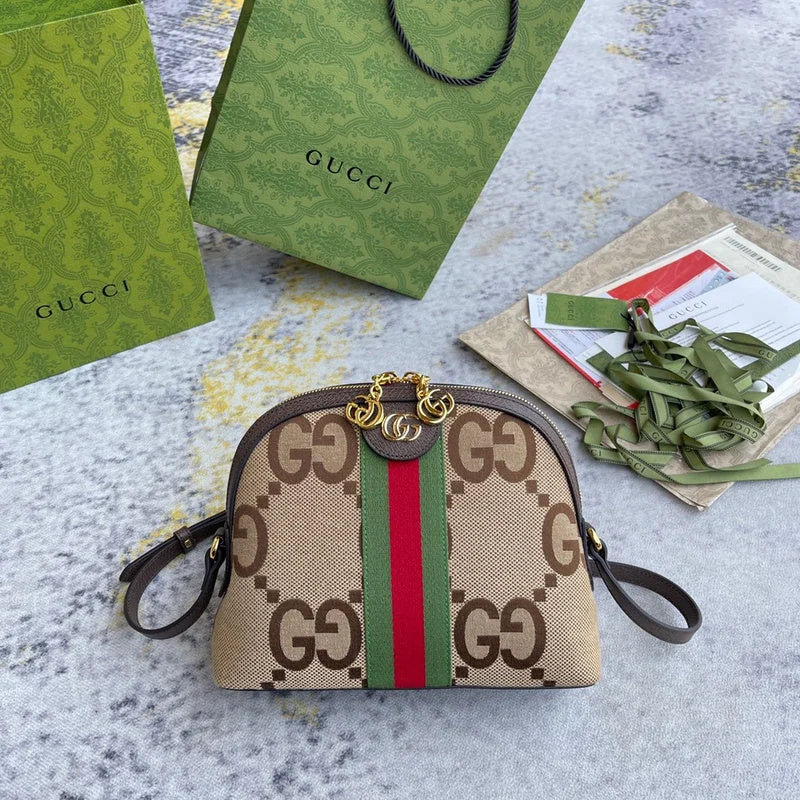 Women Gucci Sylvie bags with a monogram - embossed leatherWF - Gucci Bags - 1818