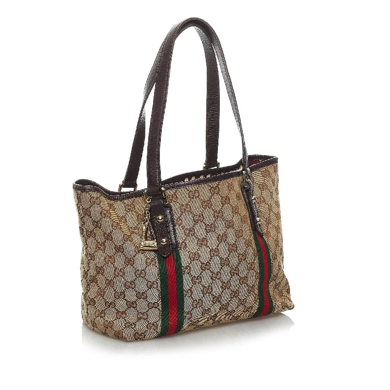 Women Gucci tote bags in GG Supreme canvas for a branded feelGucci GG Canvas Jolicoeur Tote Bag (33679)