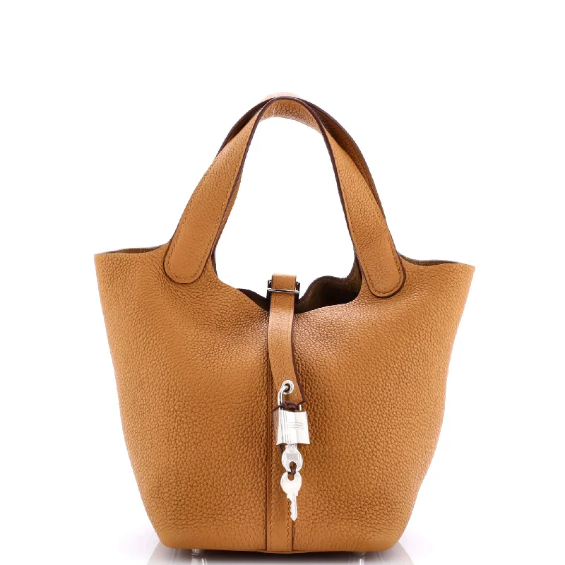 Oversized Hermes Bags for a Fashion - Forward and Practical StatementPicotin Lock Bag Clemence PM