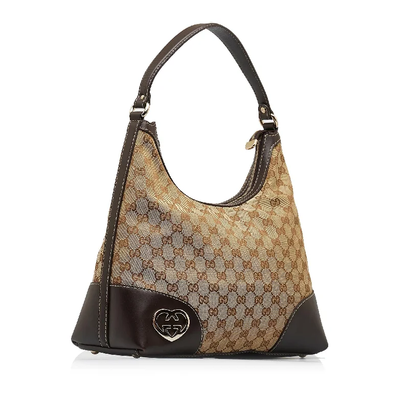 Women Gucci backpacks with a luxurious leather finishGucci GG Canvas Lovely Shoulder Bag (MWKW8J)