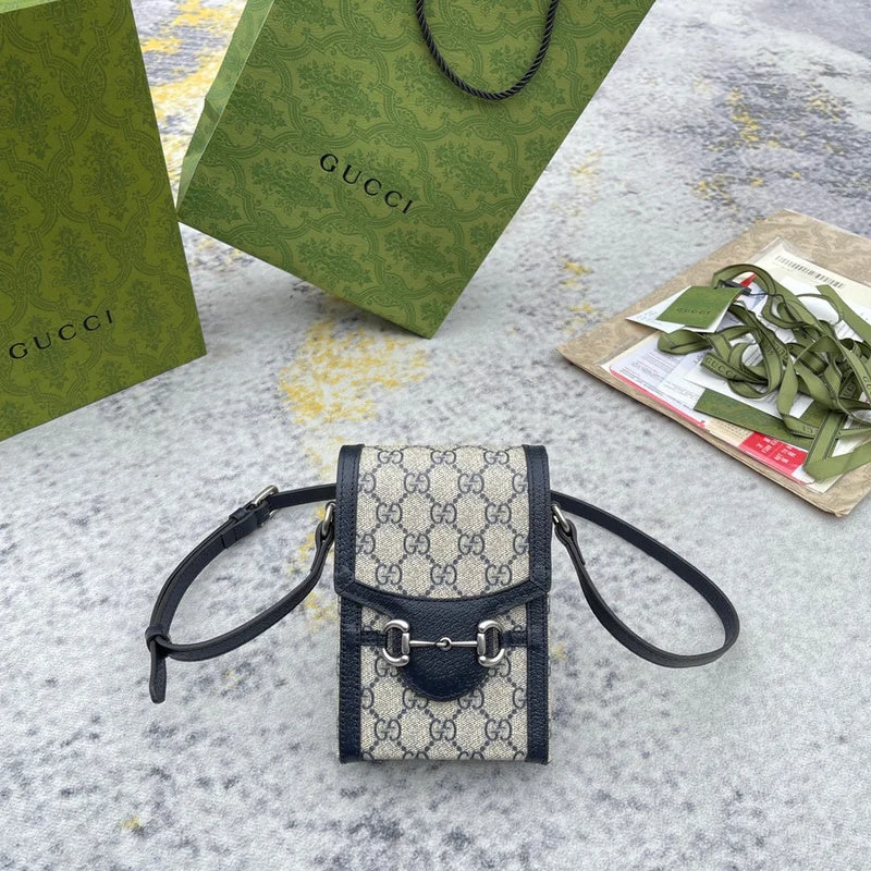 Women Gucci Sylvie bags with a monogram - embossed leatherWF - Gucci Bags - 1776