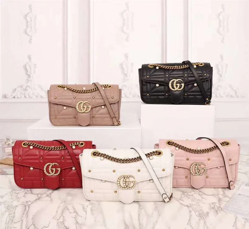 Women Gucci bags with a magnetic snap closure for easy accessBC - GUCCI BAG - 458