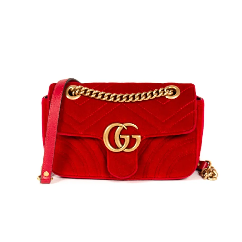 Ladies Gucci Dionysus bags with a star - shaped charmGucci GG Mini Marmont Matelassé Bag