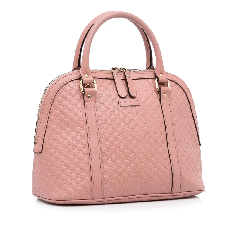 Ladies Gucci Dionysus bags in a pastel colorGucci Medium Microguccissima Dome Satchel (SHG-fW98tW)