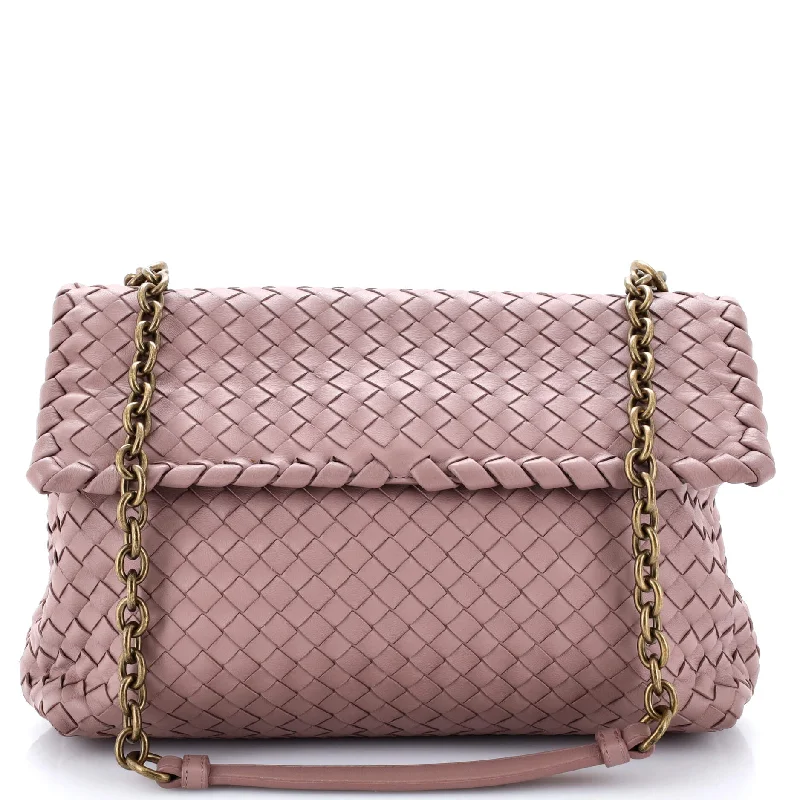 Luxury Christian Dior crossbody bags with a chain - link strapOlimpia Crossbody Bag Intrecciato Nappa Medium