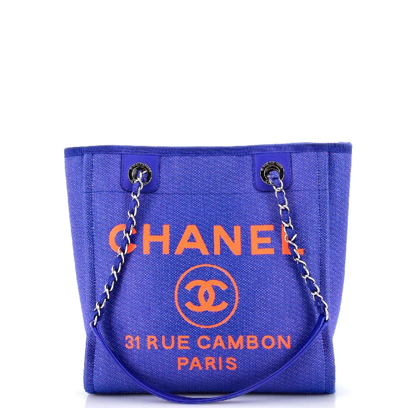 Fashion - forward Christian Dior tote bags for the modern womanNorth South Deauville Tote Mixed Fibers Small