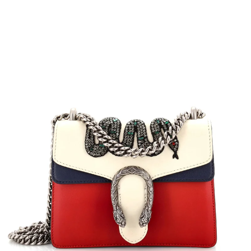 Christian Dior bags with a detachable coin purse insideDionysus Bag Embellished Leather Mini