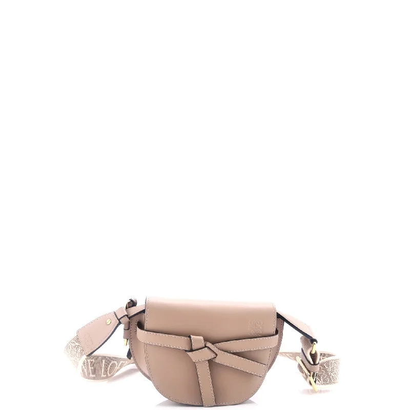 Christian Dior crossbody bags with a front - flap pocket for easy accessGate Dual Shoulder Bag Leather Small