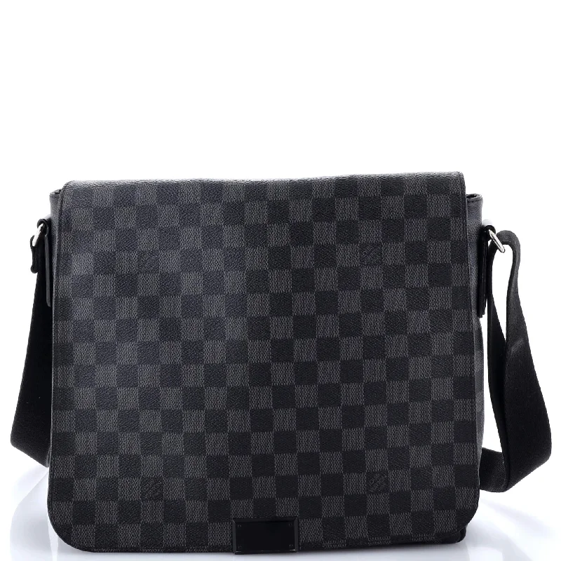 Christian Dior crossbody bags with a front - flap pocket for easy accessDistrict Messenger Bag Damier Graphite MM