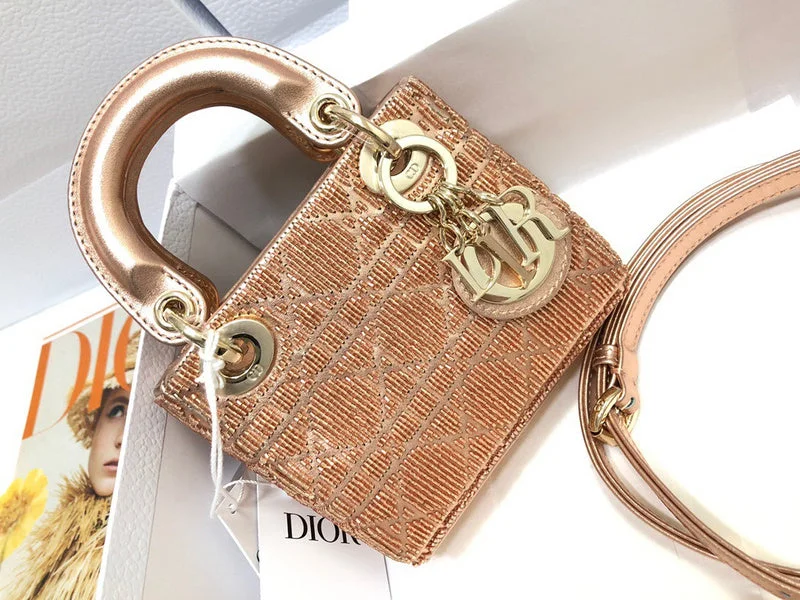 Luxury Christian Dior crossbody bags with a chain - link strapWF - Dior Bags - 483